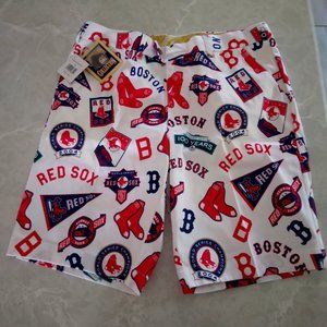 LoudMouth Men's Boston RedSox logo Shorts Sz.36 - NWT